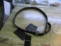 Italian Dalinani belt Italian black L fake one penalty three 123cm long
