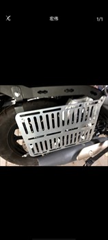 Motorcycle tactical mount plate universal rear pack rack cargo