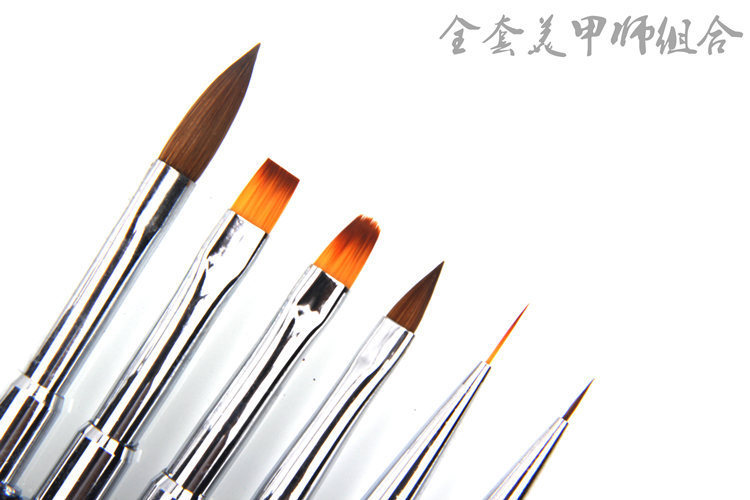 美甲笔套装用品彩绘笔貂毛拉线笔画花水晶光疗雕花工具初学者
