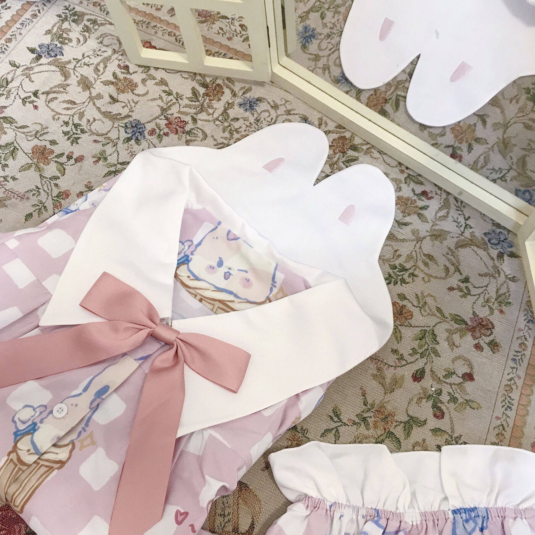Другие 丨四月安丨 原创设计睡裙南瓜裤套装【现货】 April Ann
