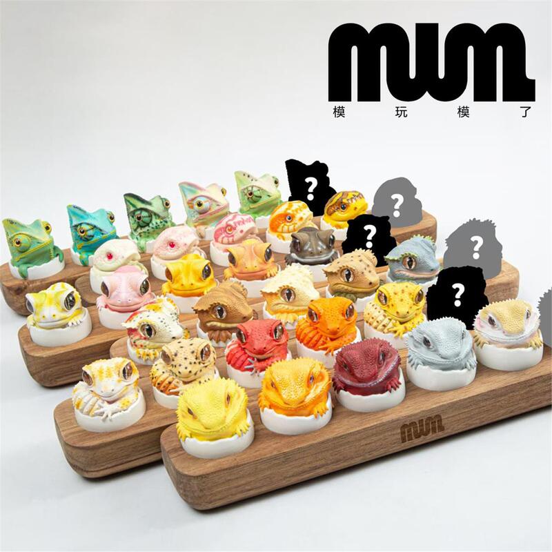 Model Toys: Reptile Series, Roly-Poly Pig-Nosed Snake, Leopard Print Gecko, Chameleon, Bearded Dragon, Trendy Collectible Figurines Model Toys: Reptile Series, Roly-Poly Pig-Nosed Snake, Leopard Print Gecko, Chameleon, Bearded Dragon, Trendy Collectible Figurines