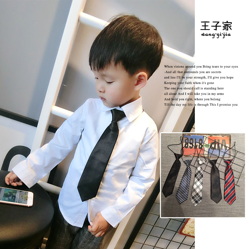 Children's tie boy Korea Baby Boomers 1-2 years old young children Inn Han Edition Primary school students perform 3 performances