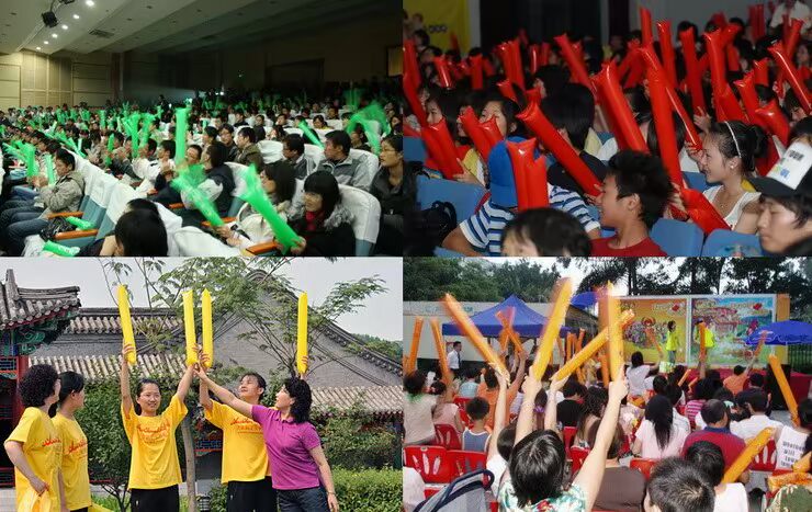 Dải màu câu lạc bộ thể thao bơm hơi, thổi khí, gậy nhiên liệu, cung cấp hiệu suất cổ vũ, hỗ trợ - Sản phẩm Đảng / Magic / Hiệu suất đồ hoá trang siêu anh hùng