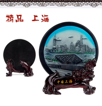  Shanghai characteristic gifts Tourist souvenirs Crystal relief Oriental Pearl decoration Foreign affairs business gifts