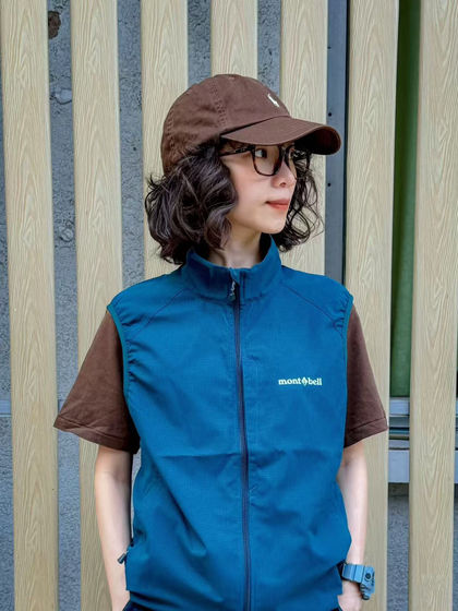 Montbell蒙贝欧ODmesh速干透气运动马甲男女款日潮外网眼简约背心