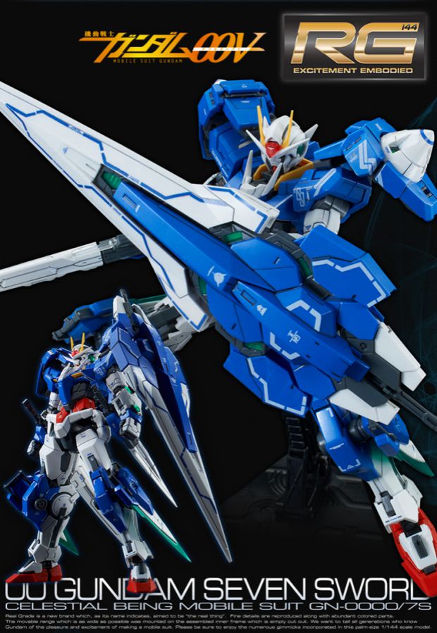 Hàng ngàn Bandai Metal Color PB Network Limited RG 1: 144 00 Bảy thanh kiếm OO 7 Kiếm lên để lắp ráp mô hình - Gundam / Mech Model / Robot / Transformers mô hình robot kim loại