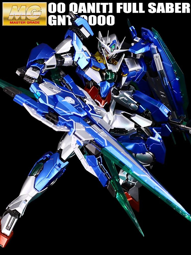 Thousand HANDS Bandai Metal Coloring 1:100MG OOQ 00 Quantum Full Blade Noh Angel Gundam Model Gift