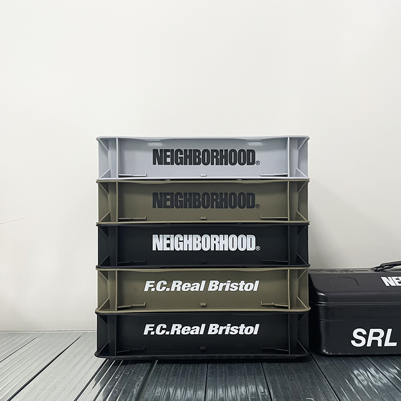 Trendy Brand Neighborhood Industrial-Style Storage Box for Outdoor Camping, Organizing Miscellaneous Items, Stackable Storage Basket