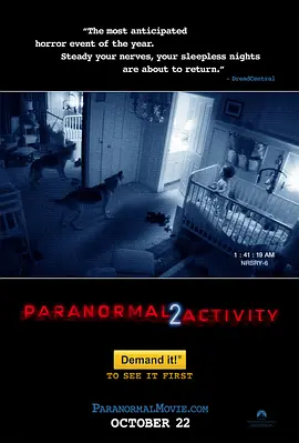 灵动：鬼影实录2 Paranormal Activity 2（2010） 海报