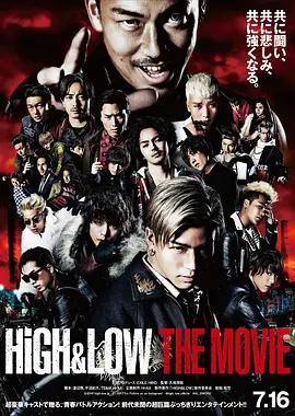 热血街区电影版 HiGHLOW THE MOVIE（2016） 海报