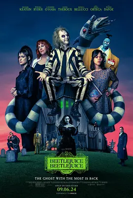 怪奇大法师 Beetlejuice Beetlejuice（2024） 海报