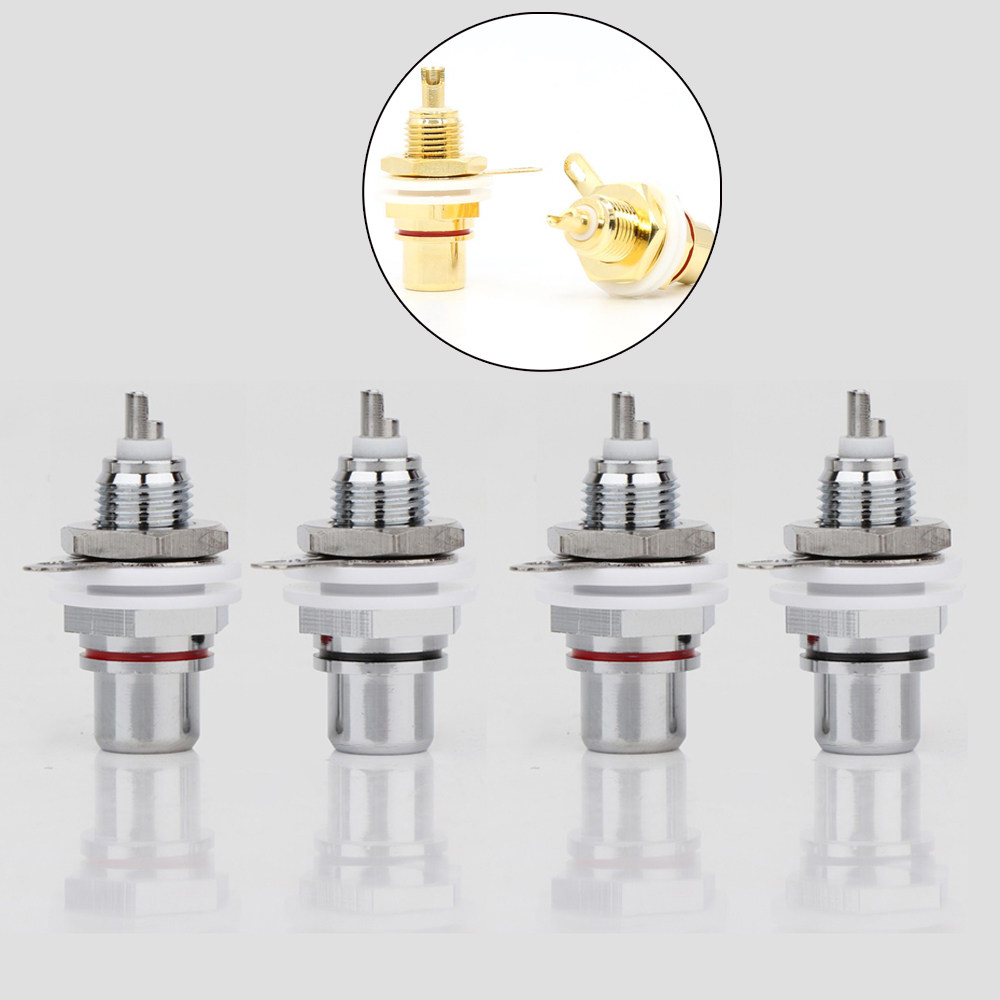 OEM Gilded Gilded Carbon Mother Seat Lotus Socket HIFI Audio Power Booler Signal Terminal AV speaker