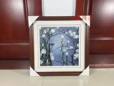 Handmade new boutique Suzhou embroidery painting Suzhou embroidery finished hanging painting porch decorative painting 3535 magnolia bird