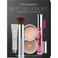 Canada PUR Makeup Set 5 Piece Makeup Cream Powder Repair Mascara Makeup Brush Được chủ nhân khuyên dùng - Bộ trang điểm phấn mắt clio