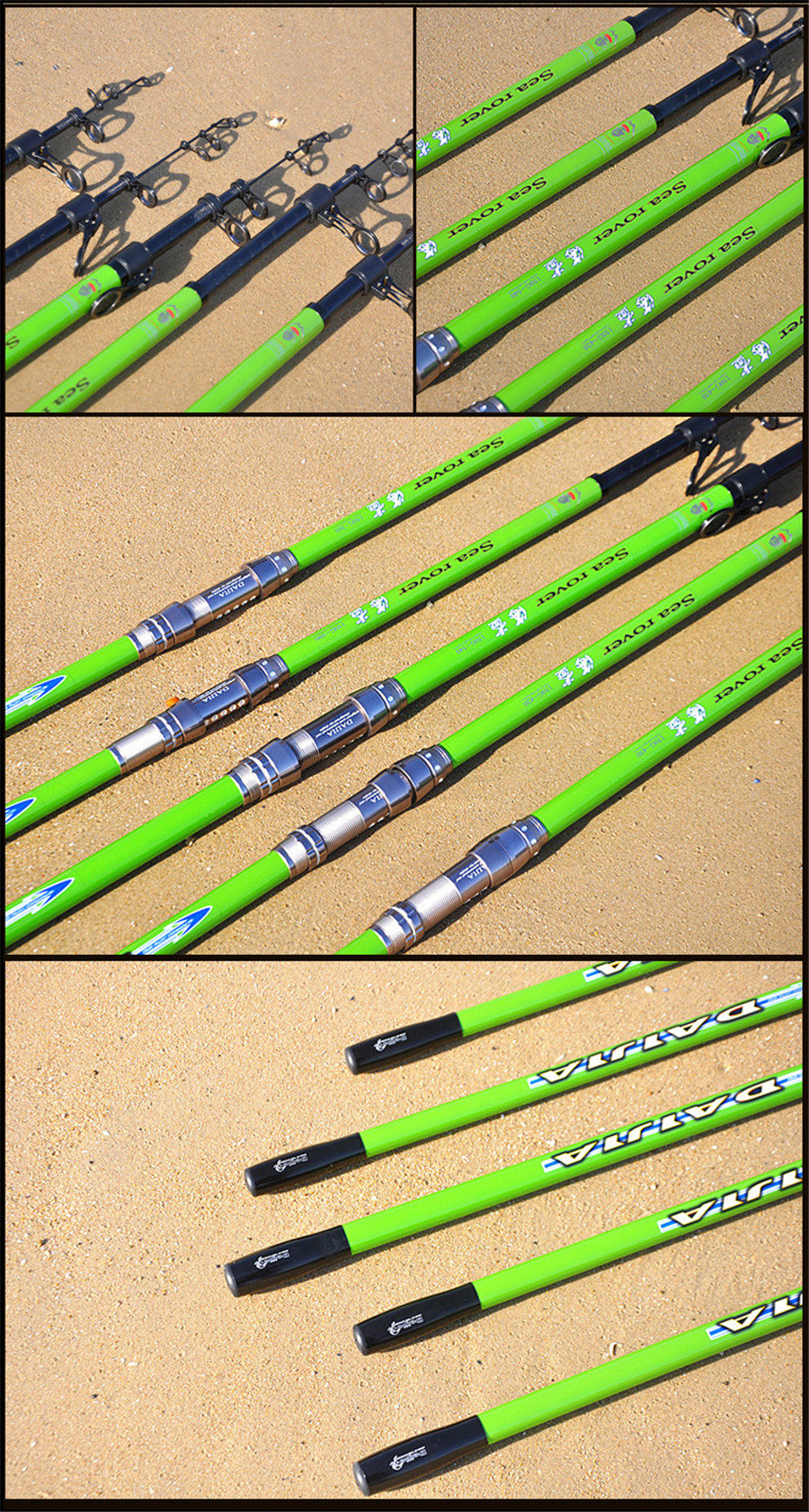 Telescopic long Spinning Rod beach sea pier fishing rod casting weight100250g eBay
