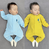 Baby clothes spring and autumn warm straight clothed pajamas newborn climbing clothes ha clothes early autumn baby jumpsuit
