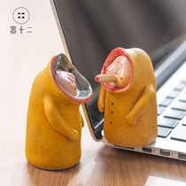 Twelve little yellow people ornaments ugly cute birthday 520 Valentines Day couple gifts a pair of commemorative gifts to send boyfriend