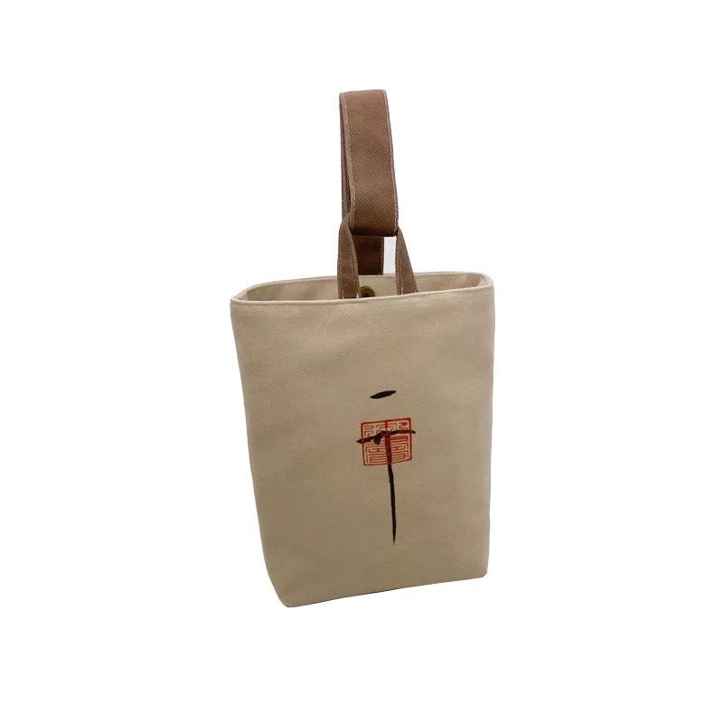 Chinese Style Calligraphy Song Huizong's Thin Gold Script, the Only One in the World, Tote Bag, Canvas Bucket Bag, Wrist Bag, Storage Bag Chinese Style Calligraphy Song Huizong's Thin Gold Script, the Only One in the World, Tote Bag, Canvas Bucket Bag, Wrist Bag, Storage Bag