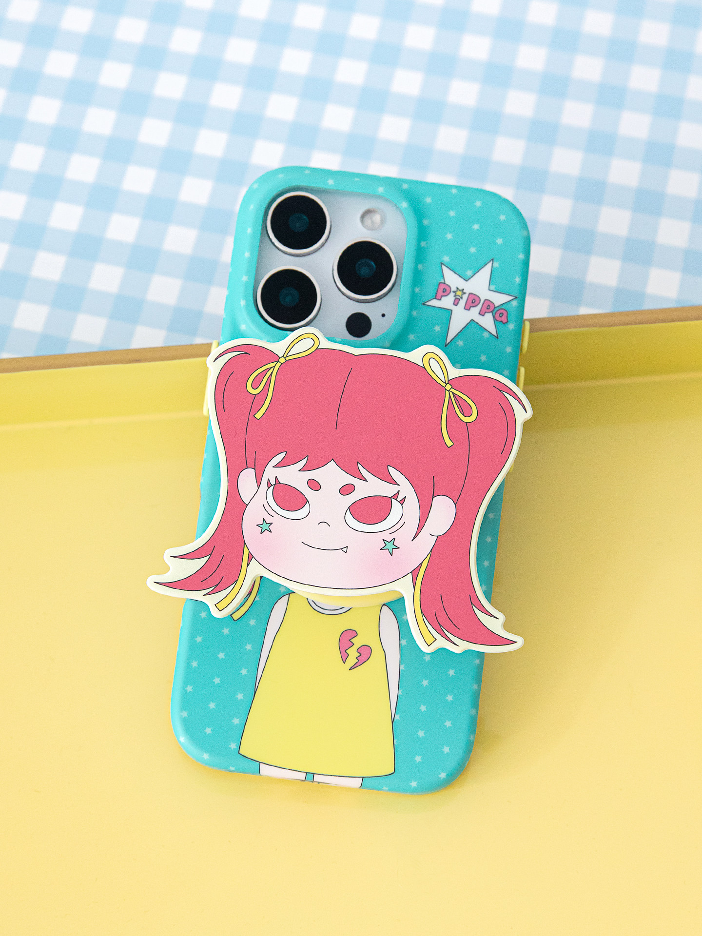 Girls Pippa Broken Heart Stand iPhone Case