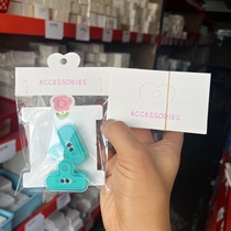 One hundred pieces of 10 cm wide hair jewelry packaging cards love style accessories department store tags card paper street stall live broadcast