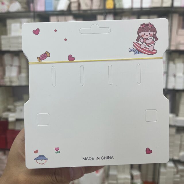 Kp1128 Large Mirror Card Children's Sunglasses Hairpin Hair Accessory Packaging DIY Handmade Tag Sunglasses Backplate