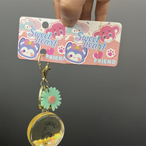 kp964 keychain card cartoon picture lobster buckle hard card hanging card key ring card head bag hanging cardboard