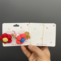 Child Cute Colorful Handmade Hair Grab Card Folio Jam LIVE PENDULUM Stall Card Minimalist hangover