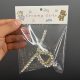 12cm cartoon bear folded hair accessories packaging card head tag 12X8creamy girls accessories card paper