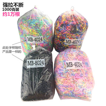 1kg Strong Pulling Constantly Thickeneded Large Circle Non-Disposable Rubber Band High Elastic Hair Band Hair Accessories Factory Direct Sale