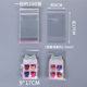 Opp Self-Adhesive Bags, Jewelry Packaging Plastic Bags, Transparent Self-Adhesive Ziplock Bags, Multiple Sizes