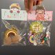 Extra Large 10cm Cute Foldable Keychain Hair Accessory Packaging Card Clip Handmade Cream Glue Hairpin Jewelry Card