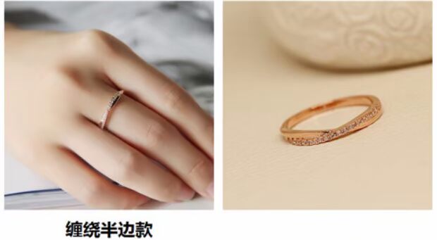 Phiên bản tiếng Hàn giới hạn của chiếc nhẫn đuôi nhẫn thời trang nhẫn nhẫn ngón tay nhẫn nhẫn kim cương nữ nhẫn nhẫn nữ trang sức Hàn Quốc nhẫn bạch kim nam