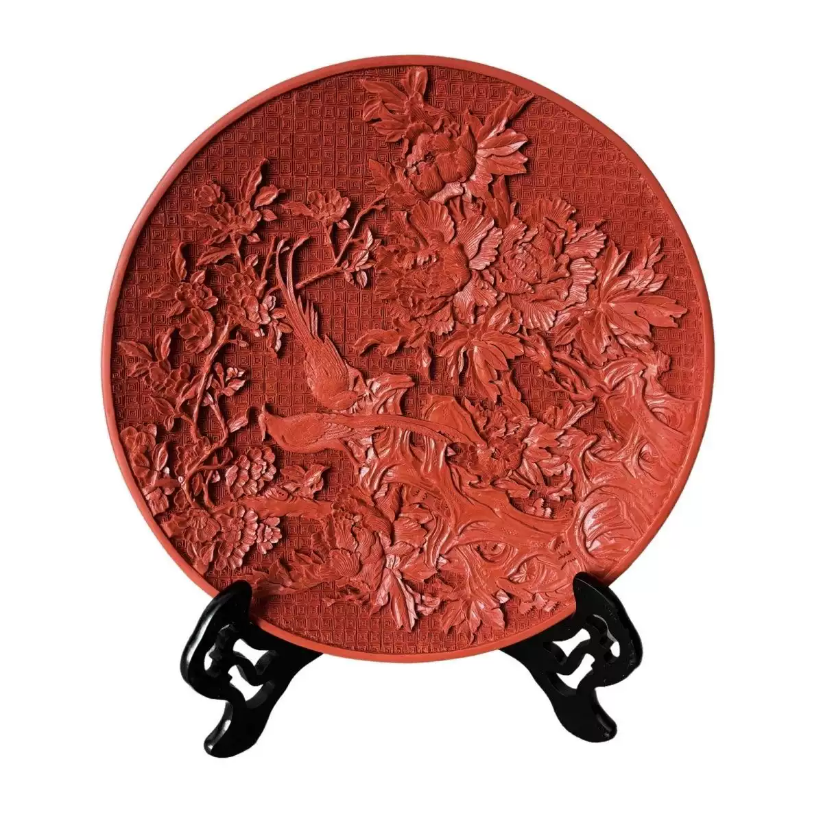 雕漆漆器剔犀剔红捧盒糖果盒明清皇宫食盒纯手工天然大漆雕刻非遗