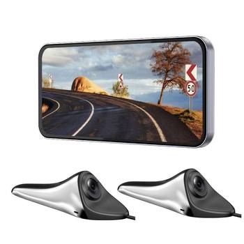 Cms High-Definition Digital Rearview Mirror for Cars, Blind Spot Parking Monitoring, Left and Right Blind Spots, with Touch Recording and Fine-Tuning