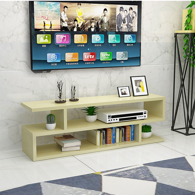 tủ TV hiện đại phòng khách nhỏ gọn căn hộ nhỏ đơn giản gỗ giả mô hình kinh tế tủ TV phòng ngủ nhà cao - Buồng tủ quần áo cửa lùa 3 cánh