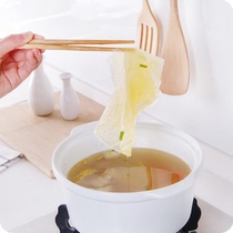 Soup with oil-absorbing paper broth cooking oil-sucking seafood pot broth defoaming healthy food Paper 24 slices