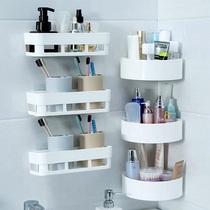 Home toilet corner paste shower rack toilet put balcony wall Wall powerful bathroom things