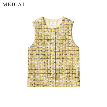 Tailoring gilt party art wool fancy yarn woven tartan dress ເສື້ອຢືດຫອມນ້ອຍ