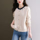 ຕົ້ນພາກຮຽນ spring embroidered knitted cardigan ແມ່ຍິງພາກຮຽນ spring ແລະດູໃບໄມ້ລົ່ນ sweater jacket ພາກຮຽນ spring 2024 ຮູບແບບໃຫມ່ຕ່າງປະເທດແບບນອກສັ້ນດ້ານເທິງ