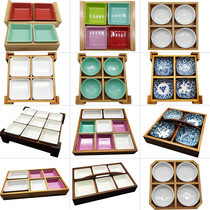 Home Day Style Bamboo-shaped bamboo box Snack Nut Pan Tea Point Snack Containing Box Dry Fruit Pan Living Room Fruit Tray