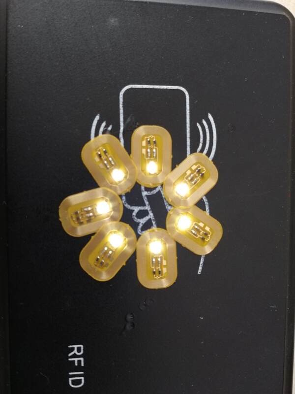 {Limited Time Offer} Nfc Nail Stickers Led Flashing Nail Stickers Glowing Nail Stickers