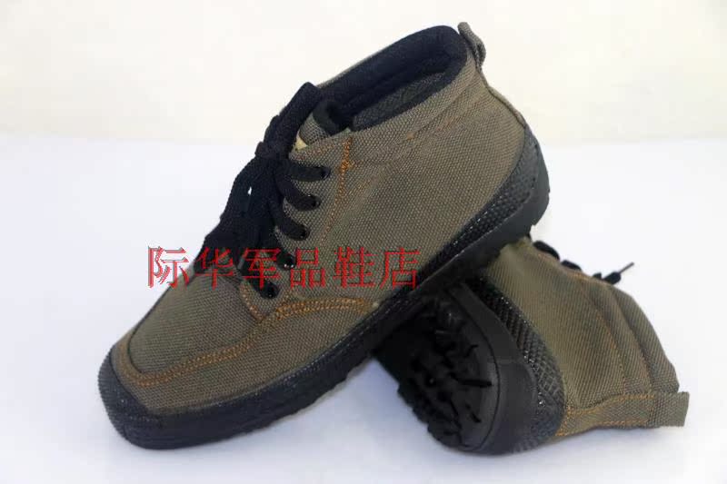 Giày ngoài trời đích thực giày quân đội mới màu xanh lá cây giày cao su quân sự giày thể thao đẹp