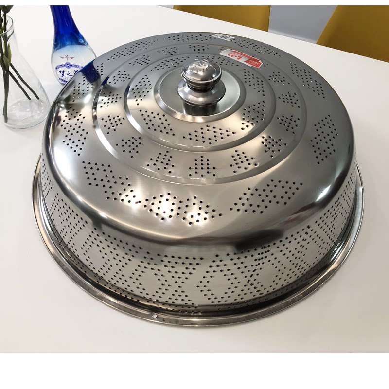 Stainless Steel Vegetable Hood Leftover Hood Food Cover Food Cover Table Cover Stainless Steel Home Table Hood Rice Cover Thickened