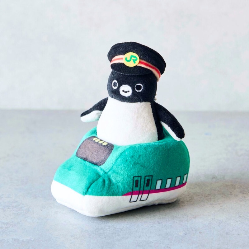 Now in Stock: Japanese Genuine Suica Watermelon Card Little Penguin Yamanote Line Train Scene Plush Doll Keychain