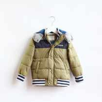 2-10 years old high 95-130 foreign trade childrens clothing boys winter color cotton cotton cotton and velvet cotton childrens cotton padded jacket