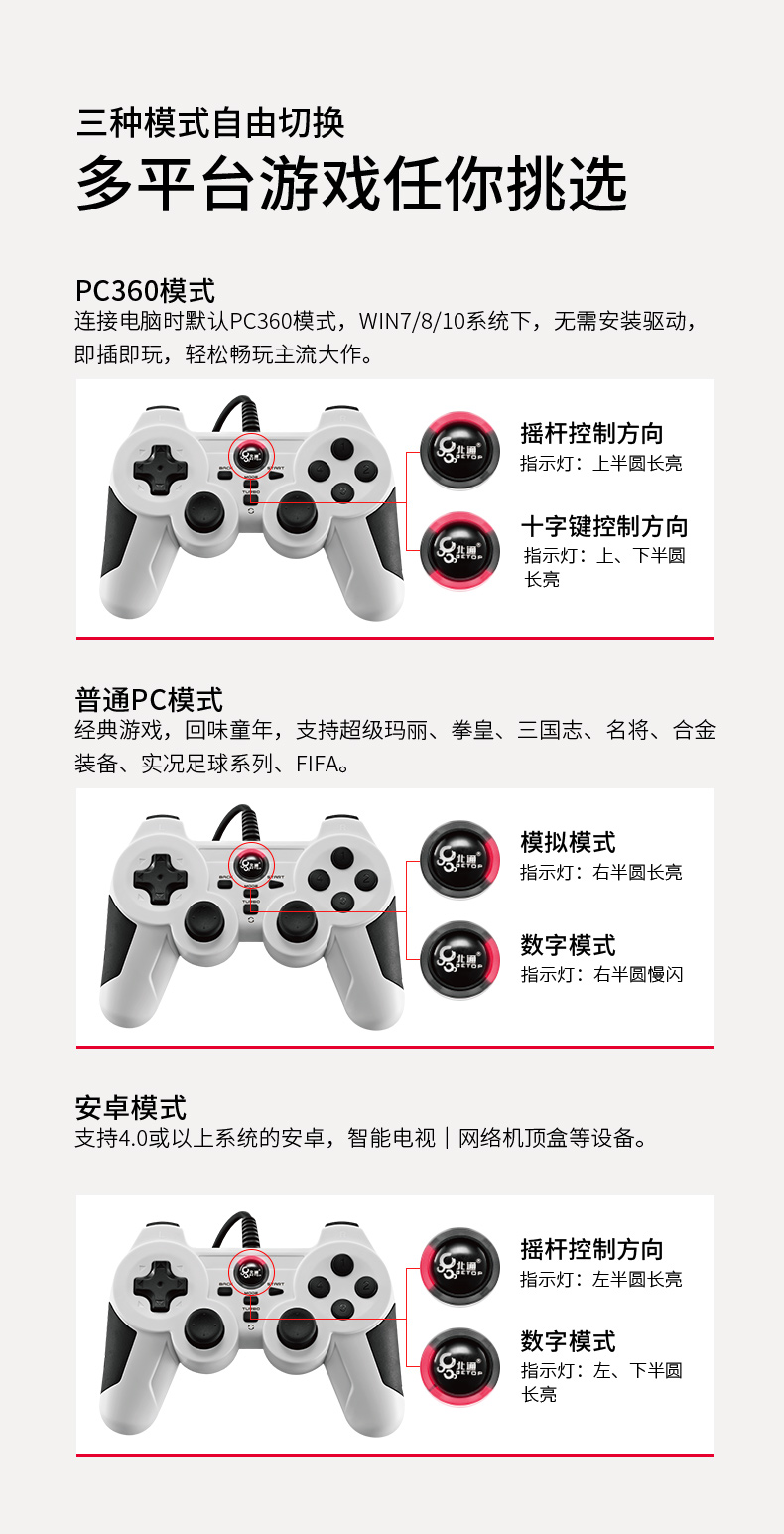 Beitong Condor Máy tính XPRO có tay cầm usb pc TV FIFA online3 bộ điều khiển trò chơi cáp hộp trực tiếp bóng đá hơi rocker win10 arcade / notebook - Người điều khiển trò chơi tay cầm chơi game xbox