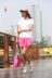 Omida 2019 trang phục thể thao mùa hè mặc giản dị váy thể thao váy tennis hoang dã váy thể thao - Trang phục thể thao