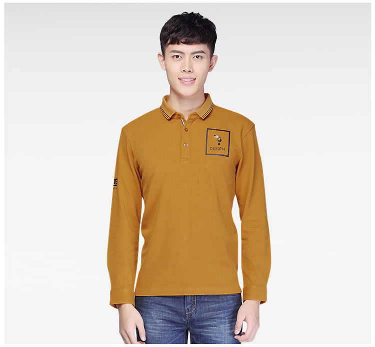[Đặc biệt] Áo thun nam màu đỏ đậu nam dài tay mùa xuân Áo dài họa tiết in hoa cotton áo oversize nam