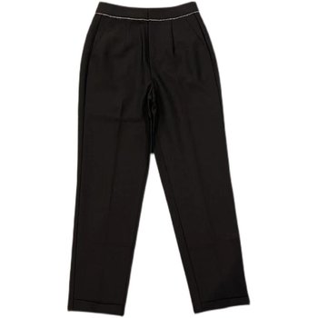 VANLU classic popular ~ fashionable accent commuter pants ~ ແອວສູງເພັດສະແດງໃຫ້ເຫັນບາງ temperament ເກົ້າຈຸດບາດເຈັບແລະ trousers ແມ່ຍິງ