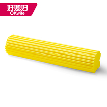 Good daughter-in-law 27 33 38cm universal roller type rubber cotton replacement head accessories absorbent sponge mop head 2 sets